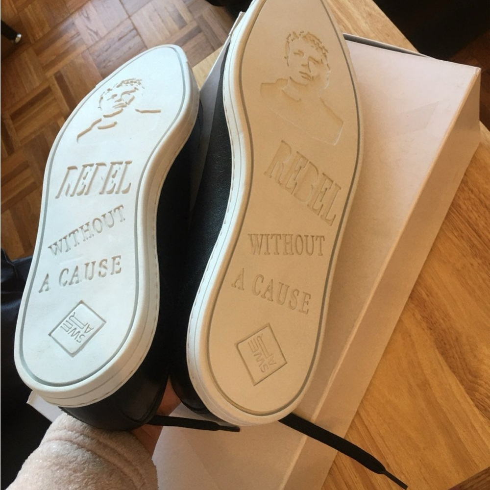 Leather James Dean Sneakers $300 Retail - Picture 3 of 10
